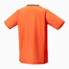 Yonex Sport-Tshirt Practice Print 16747 (100% Polyester) 2025 orange Herren